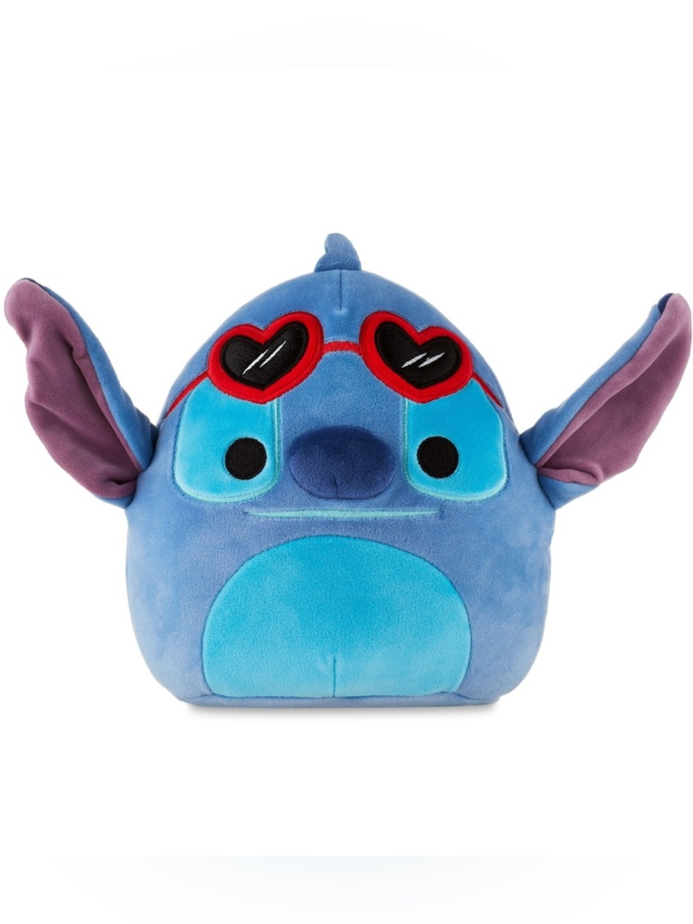 Disney Stitch Plush with Red Heart Sunglasses